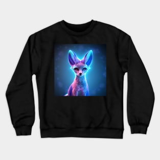 Neon Fennec Fox - Bubbles Crewneck Sweatshirt